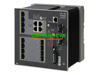 IE-4000-8S4G-E Switch Cisco Industrial 8 FE SFP, 4 GE Combo Uplink