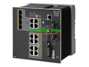 IE-4000-8T4G-E Switch Cisco Industrial 8 FE, 4 GE Combo Uplink