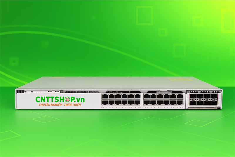 Cisco C9350-24P-E sở hữu nhiều đặc điểm nổi bật làm thiết bị chuyển mạch cho hệ thống mạng doanh nghiệp hiện đại