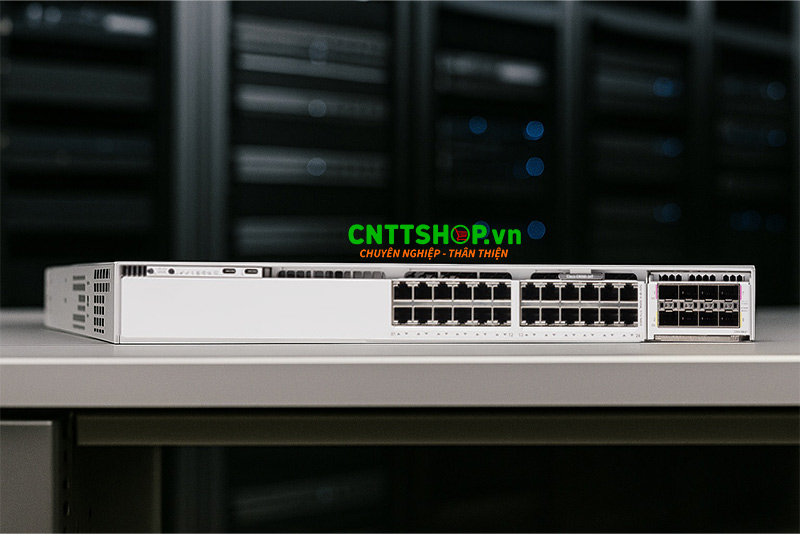 Switch Cisco C9350-24T-M 24-Port 1G Ethernet, Uplink Modular, Cloud Meraki