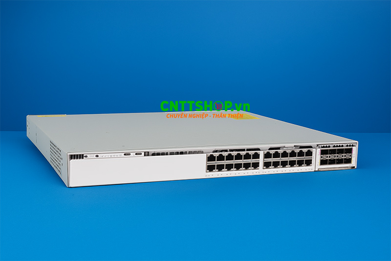 Switch Cisco C9350-24U-E 24 cổng 1G, cấp nguồn UPoE 60w, Network Essentials
