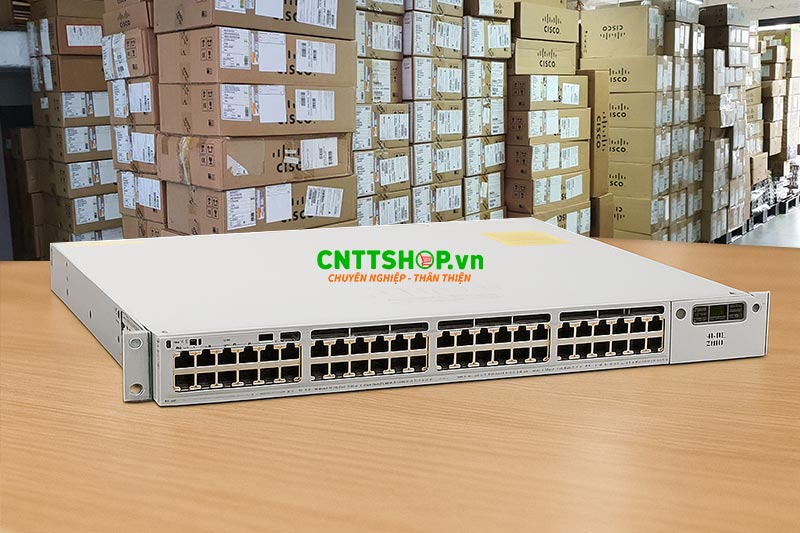 Switch Cisco C9350-48T-A có nhiều đặc điểm nổi bật và tính năng hiện đại
