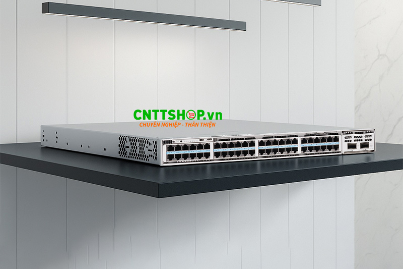 Switch Cisco C9350-48TX-A Có 48 cổng multigigabit 1G/2.5G/5G/10G, đáp ứng linh hoạt trong kết nối hiệu suất cao