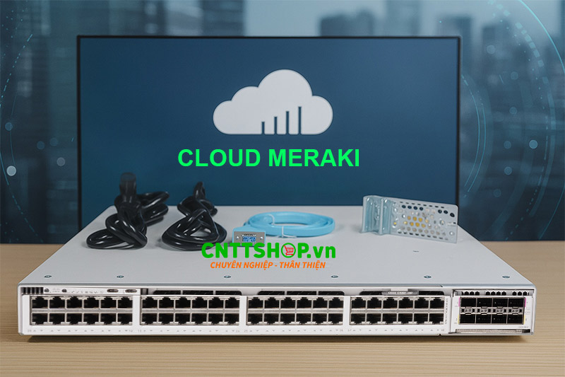Switch Cisco Catalyst C9350-48U-M 48 cổng 1G UPOE 60W, Managed Cloud Meraki