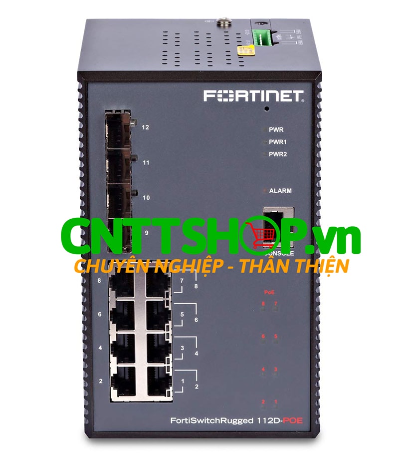 FortiSwitch Rugged FSR-112D-POE.