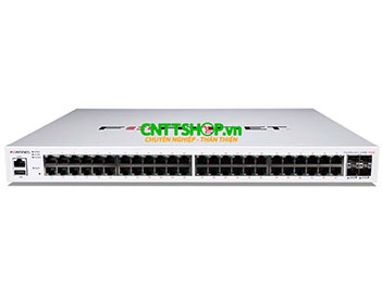 FortiSwitch FS-448E-PoE 48x GE RJ45 and 4 uplink SFP/SFP+ ports