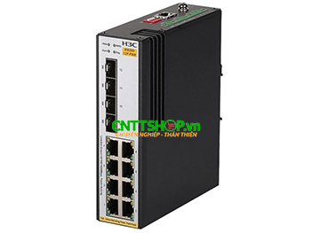Swicth Industrial H3C IE4300-12P-PWR 8x 1GE PoE+ 125W
