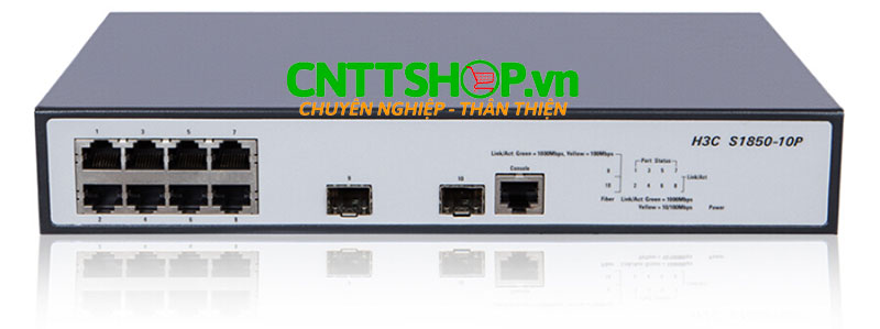 Switch H3C Managed SMB-S1850-10P-GL