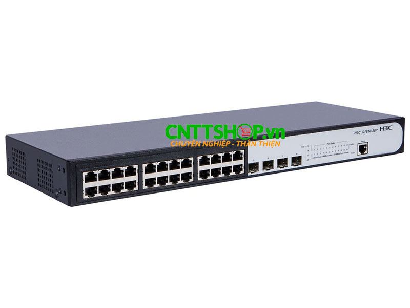 Managed Switch H3C SMB-S1850-28P-GL 24x 1GE RJ45, 4x 1G SFP