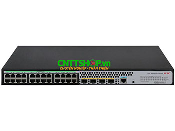 Switch H3C LS-5024PV5-EI-HPWR-GL L2 24 x 1G RJ45 PoE+, 4 x SFP Uplink Ports