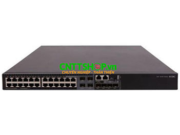 Switch H3C LS-5130S-28S-PWR-HI-GL L2 24 x 1G RJ45 PoE+, 4 x SFP Combo, 4 x SFP+, Dual Power Supply
