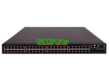Switch H3C LS-5130S-52C-PWR-HI-GL L2 48 x 1G RJ45 PoE+, 2 x SFP Combo, 4 x SFP+, 1 x Slot, Dual Power Supply