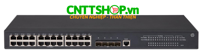 JL827A HPE FlexNetwork 5140 24 x 1GE PoE+, 4 x 10G SFP+ EI Switch
