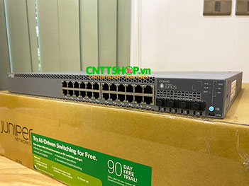 EX3400-24T-DC Switch Juniper EX3400 24 Port Data 4 SFP+ 2 QSFP+
