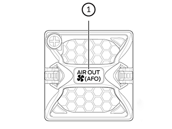 Juniper EX4100-FAN-AFO Spare fan with front-to-back airflow