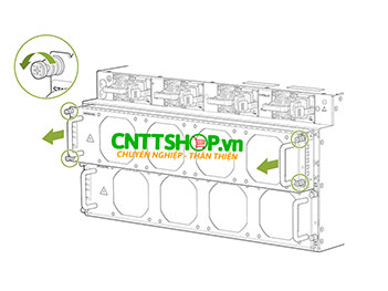 Juniper QFX5700-FANAO Airflow out (AFO) front-to-back airflow fans