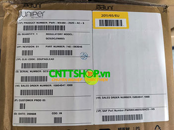 PWR-MX480-2520-AC-S Juniper 2520 W AC Power Supply