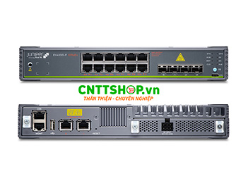 Switch Juniper EX4100-F-12P 12x1GbE PoE+, 2x10GbE RJ45 Uplink PD, 4x10GbE SFP+ stacking/ uplink