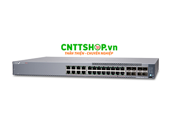 Switch Juniper EX4100-F-24P 24x1GbE PoE+, 4x1GbE/10GbE SFP/SFP+ uplinks, 4x10GbE stacking/uplink ports