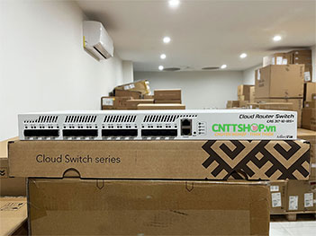 Thiết bị chuyển mạch Switch Mikrotik CRS317-1G-16S+RM
