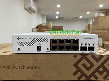 Switch Mikrotik CSS610-8G-2S + IN,  8 GE, 2 SFP+ ports