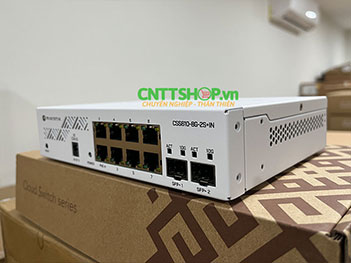 Switch Mikrotik CSS610-8G-2S + IN,  8 GE, 2 SFP+ ports