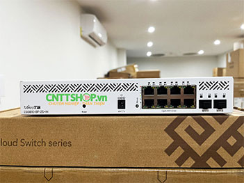 CSS610-8P-2S+IN Switch MikroTik 8x Gigabit PoE, 2x 10G SFP+