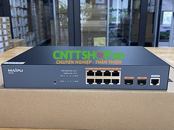 Maipu Switch IS230-10TF-AC 8x 10/100/1000M, 2x 1G SFP, AC power supply