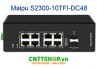 S2300-10TFI-DC48 Maipu managed industrial switch, 2x SFP, 8x Gigabit TX ports.