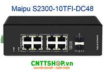 S2300-10TFI-DC48 Maipu managed industrial switch, 2x SFP, 8x Gigabit TX ports. S2300-10TFI-DC48 Maipu managed industrial switch, 2x SFP, 8x Gigabit TX ports.