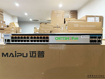 Maipu Switch S4230-30TXF-AC 24x 10/100/1000M, 6x 10G SFP+, dual power.