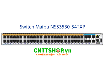 Switch Maipu NSS3530-54TXP 48*100/1000M Base-T PoE+ 1440W, 6*1/10G SFP+
