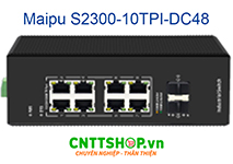 S2300-10TPI-DC48 Maipu managed industrial switch, 2x SFP, 8x Gigabit PoE. S2300-10TPI-DC48 Maipu managed industrial switch, 2x SFP, 8x Gigabit PoE.
