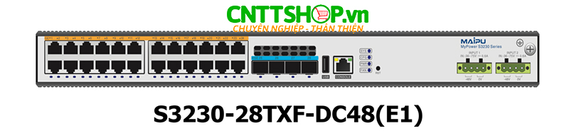 Switch công nghiệp Maipu S3230-28TXF-DC48(E1)