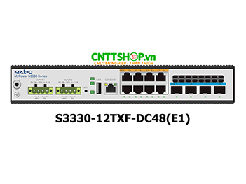 S3330-12TXF-DC48(E1) Switch Maipu Industrial L3 Lite