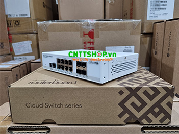 Switch Mikrotik CRS112-8G-4S-IN 8x 1GbE, 4x SFP port, Power Adapter 24V 0.8A