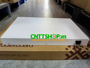 CRS328-24P-4S+RM MikroTik 24 port Gigabit Ethernet router/switch.