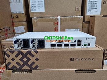 CRS504-4XQ-IN Switch MikroTik 4x 100G QSFP28 Ports, 2 PSU