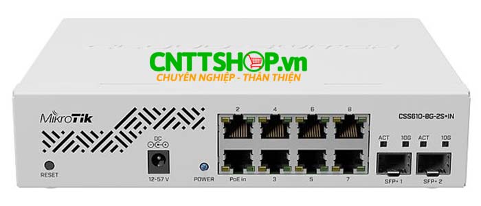 Switch Mikrotik CSS610-8G-2S