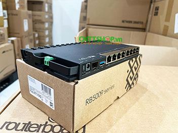 RB5009UPr+S+IN Router MikroTik 8x1G PoE+, 1x 10G SFP+