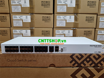 Switch Mikrotik CRS326-24S+2Q+RM with 24x SFP+, 2x QSFP+, RouterOS