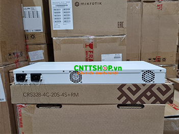 Mikrotik CRS328-4C-20S-4S+RM with 20x SFP, 4 combo RJ45/SFP port, RouterOS/SwOS