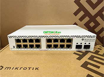 Switch MikroTik CSS318-16G-2S+IN 16x 1G, 2x 10G SFP+, SwOS
