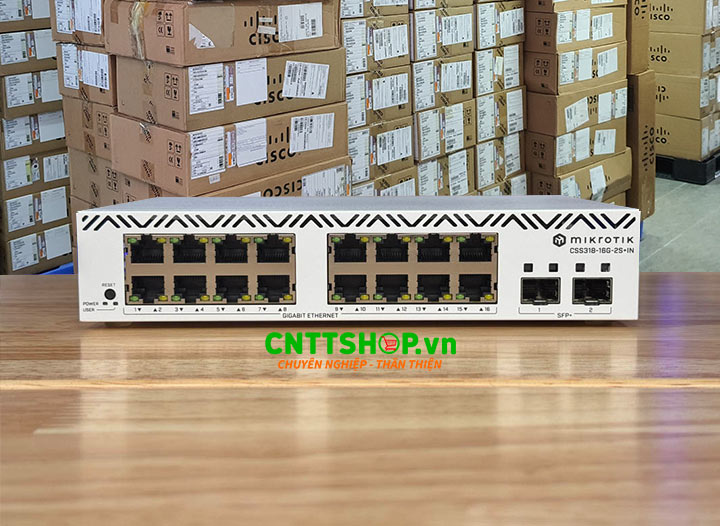 Mua MikroTik CSS318-16G-2S+IN Chính Hãng, Giá Tốt, Tại CNTTShop