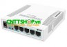 Switch Mikrotik RB260GS 5x GE, 1x SFP port, plastic case, SwitchOS