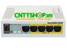 Switch Mikrotik RB260GSP 5x GE, PoE 1x SFP port, plastic case, SwOS