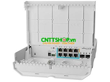 Switch Mikrotik CSS610-1Gi-7R-2S + OUT, 8x GE, 2x SFP+, Outdoor