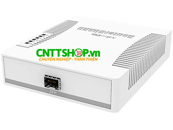 Switch Mikrotik RB260GS 5x GE, 1x SFP port, plastic case, SwitchOS
