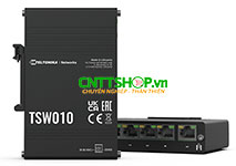 TSW010 Switch Industrial Teltonika 5 ports 10/100 Mbps TSW010 Switch Industrial Teltonika 5 ports 10/100 Mbps