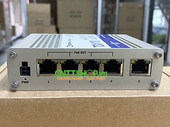 TSW100 Switch industrial Ethernet Teltonika, 5x 1GE With 4 Ports PoE+